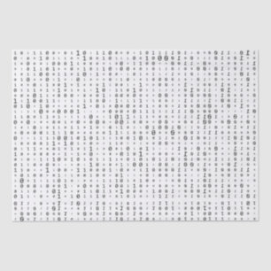 Seda Papel de tono de código binario