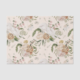 Seda Papel de tono de color Personalizado de las flores