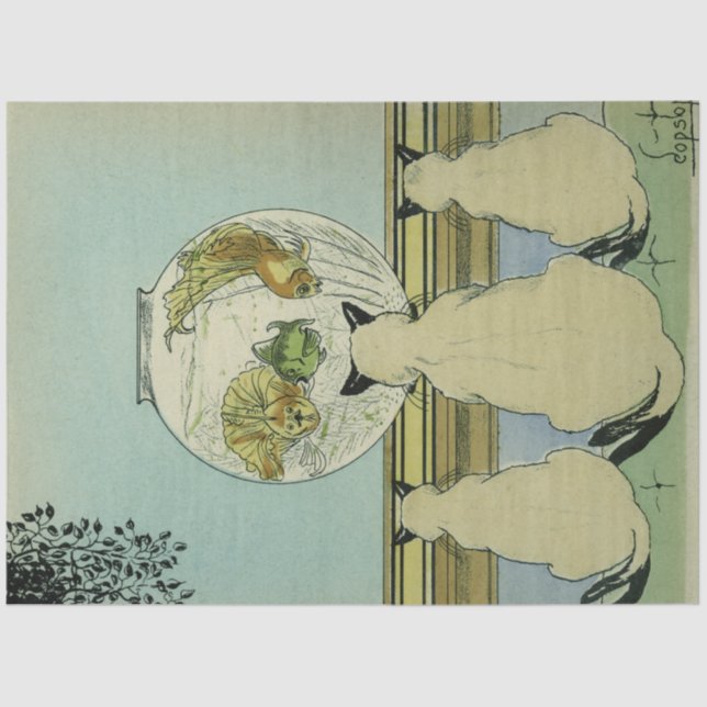 Seda Papel de tono de descomposición de gatos Posters d (Anverso)