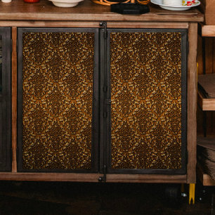 Seda Papel de tono de descomposición de hojas de latón 