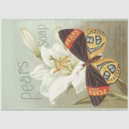 Seda Papel de tono de descomposición de jabón Poster Ar