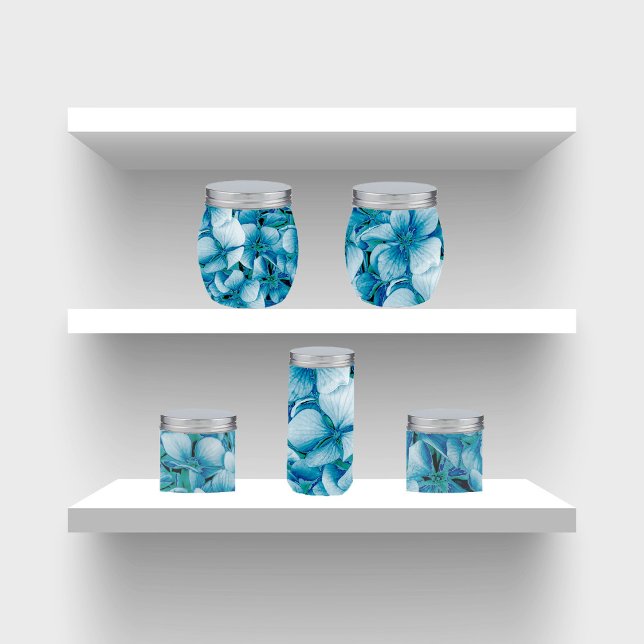 Seda Papel de tono de descomposición de las flores azul (Subido por el creador)