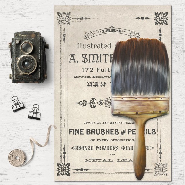 Seda Papel de tono de descomposición de pincel de época (Subido por el creador)