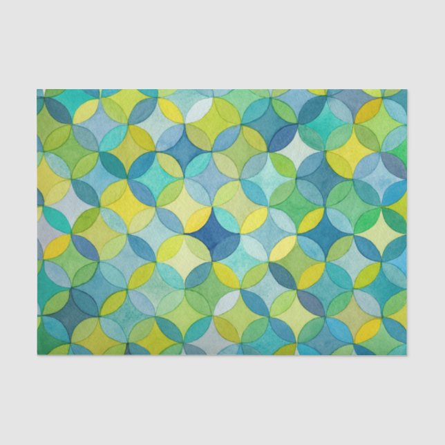 Seda Papel de tono de descomposición de pinturas de pat (Anverso)