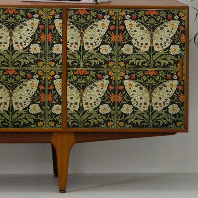 Seda Papel de tono de descomposición de polillas verdes (Subido por el creador)