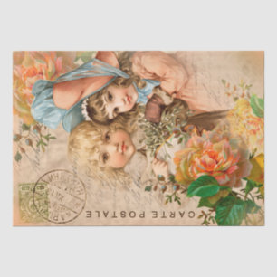 Seda Papel de tono de descomposición de postales para b