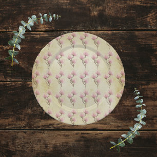 Seda Papel de tono de descomposición floral vintage