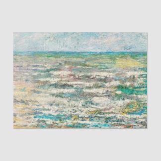 Seda Papel de tono de descomposición Océano verde azul 