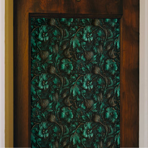 Seda Papel de tono de descomposición turquesa giratorio