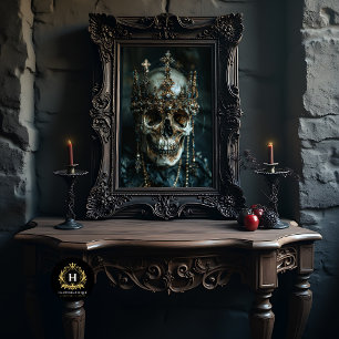 Seda Papel de tono de desconchado del cráneo del esquel