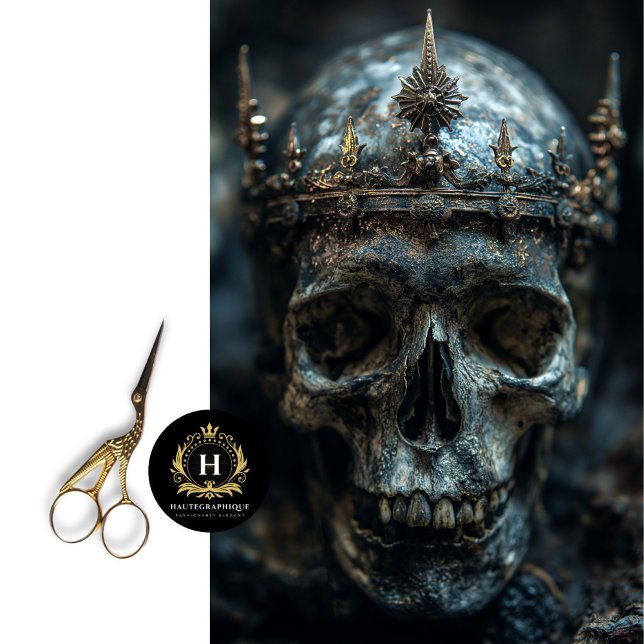 Seda Papel de tono de desconchado del cráneo del esquel (Subido por el creador)