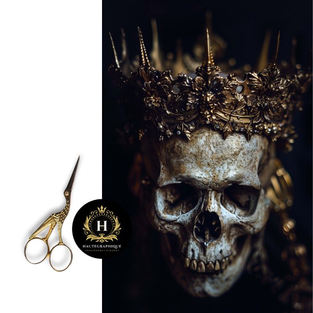 Seda Papel de tono de desconchado del cráneo del esquel (Subido por el creador)