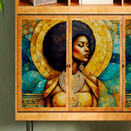 Seda Papel de tono de desconección de collar para mujer