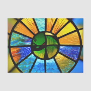 Seda Papel de tono de deshielo con efecto de cristal ma