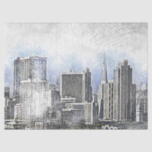 Seda Papel de tono de deshielo de Chicago Illinois