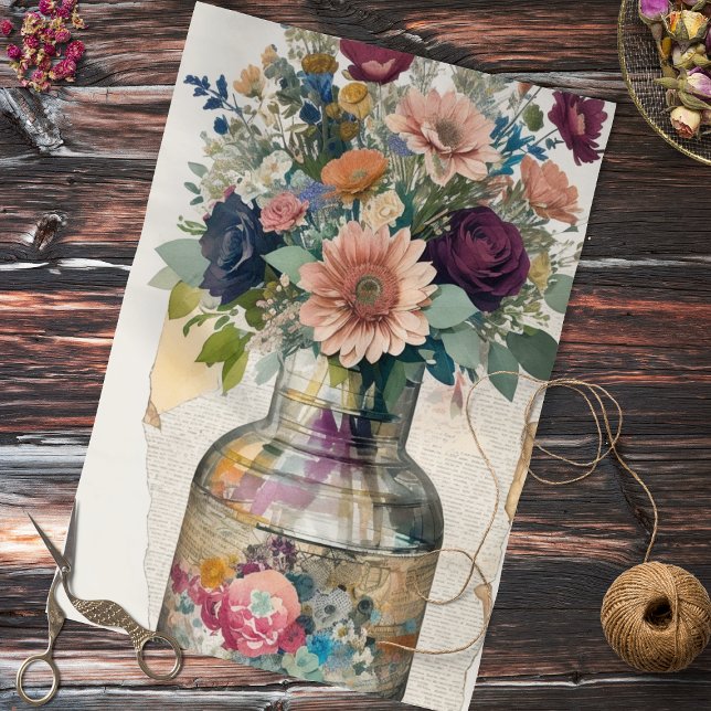 Seda Papel de tono de deshielo de la colección de Bouqu (Subido por el creador)