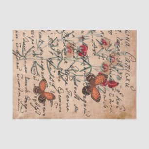 Seda Papel de tono de deshielo de mariposa manchada