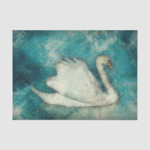 Seda Papel de tono de deshielo del cisne de arte