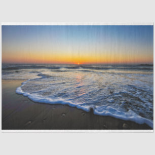 Seda Papel de tono de deshielo Ocean Sunset 4 20x30