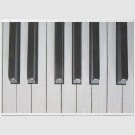 Seda Papel de tono de deshielo para teclado de piano 4