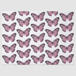 Seda Papel de tono de deshielo rosa y negro
