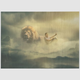 Seda Papel de tono de desunión del corazón de León