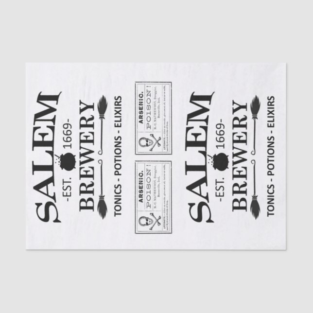 Seda Papel de tono de doble salem Brewery (Anverso)
