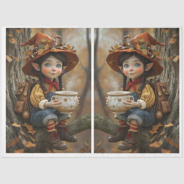 Seda Papel de tono de espejo del Gorra del Naranja de p (Anverso)