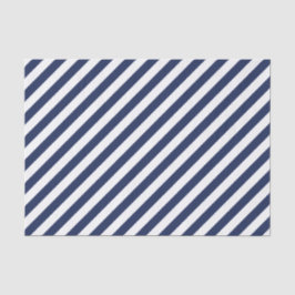 Seda Papel de tono de franjas diagonales de la marina