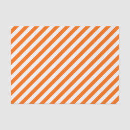 Seda Papel de tono de franjas diagonales naranja