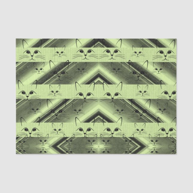 Seda Papel de tono de gato (Anverso)