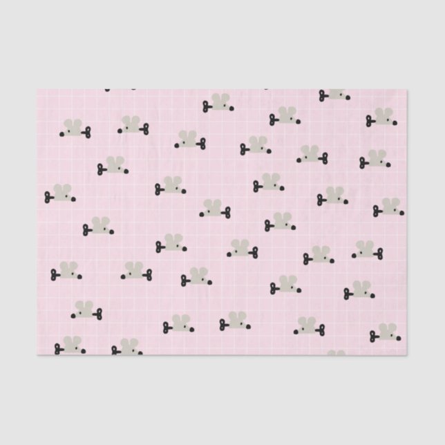 Seda Papel de tono de juguete de ratón mate (Anverso)