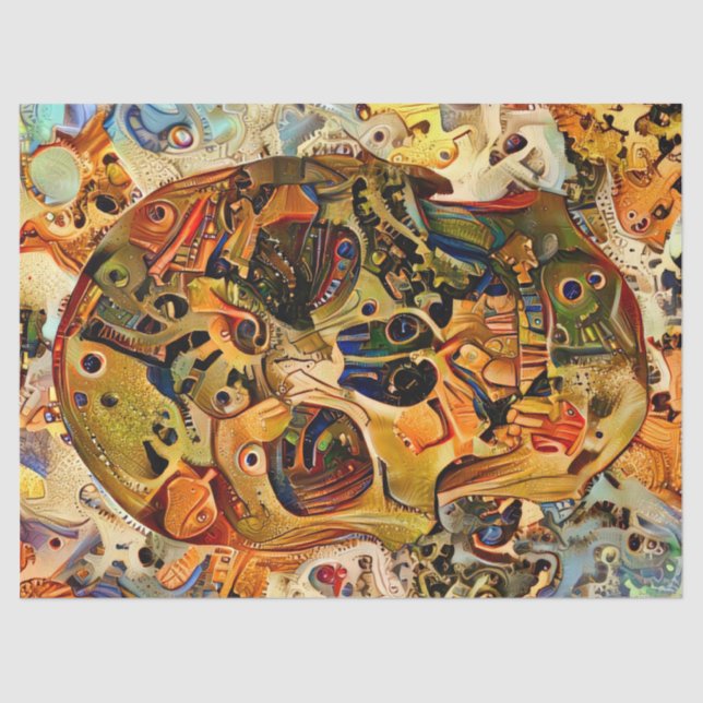 Seda Papel de tono de la funda de acero para el depósit (Anverso)