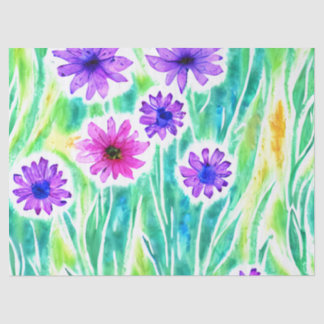 Seda Papel de tono de las flores