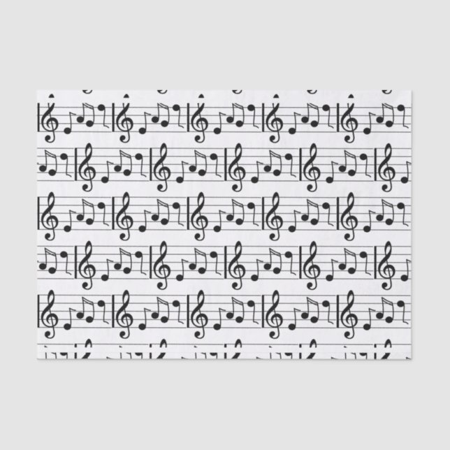 Seda Papel de tono de nota musical (Anverso)