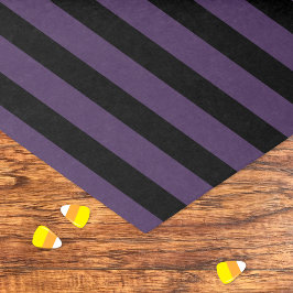 Seda Papel de tono de patrón de bandas moradas y negras