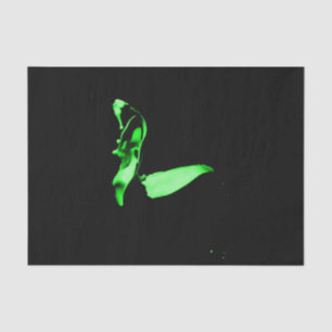 Seda Papel de tono de pintura verde