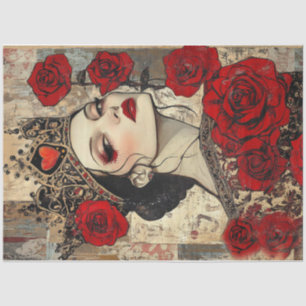 Seda Papel de tono de reina