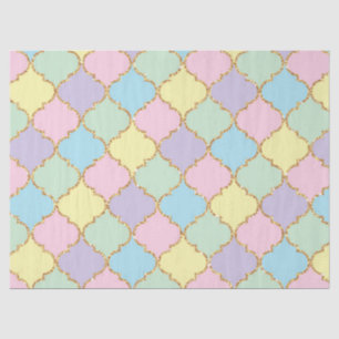 Seda Papel de tono del patrón de cumpleaños de Unicorn
