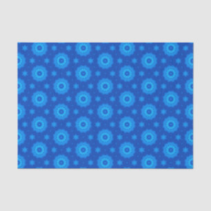 Seda Papel de tono del patrón de estrella azul real