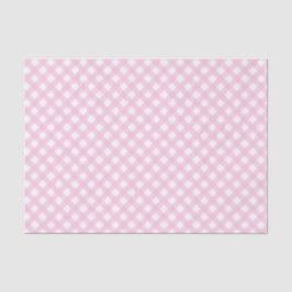 Seda Papel de tono del patrón de Gingham rosa suave