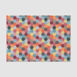 Seda Papel de tono del patrón de hexágono moderno geomé