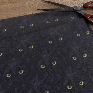 Seda Papel de tono del patrón de los ojos verdes del ga