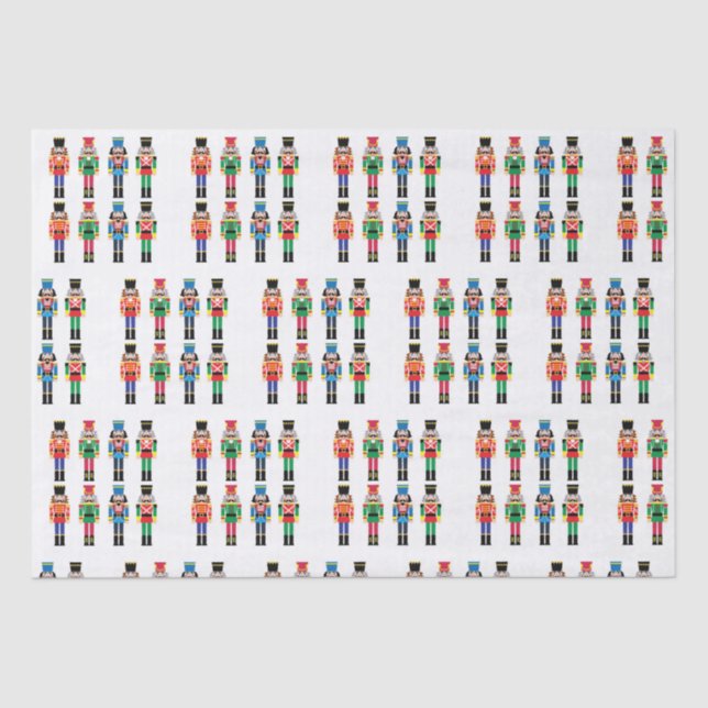 Seda Papel de tono del patrón de Navidades de nueces (Anverso)