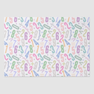 Seda Papel de tono del patrón de número de diseño