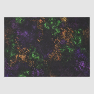 Seda Papel de tono del patrón de tinta de Halloween
