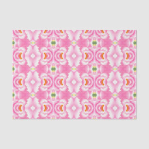 Seda Papel de tono del patrón de tinte rosado de la Mod