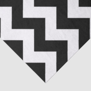 Seda Papel de tono negro y blanco para zigzag