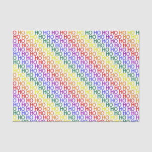 Seda Papel de tono Rainbow Ho Ho Ho