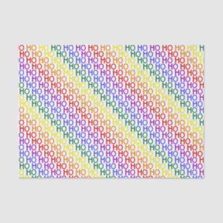 Seda Papel de tono Rainbow Ho Ho Ho